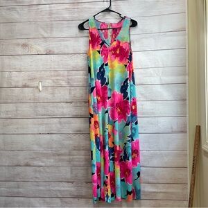 ONETHELAND TROPICAL PRINT JUMPSUIT/ROMPER